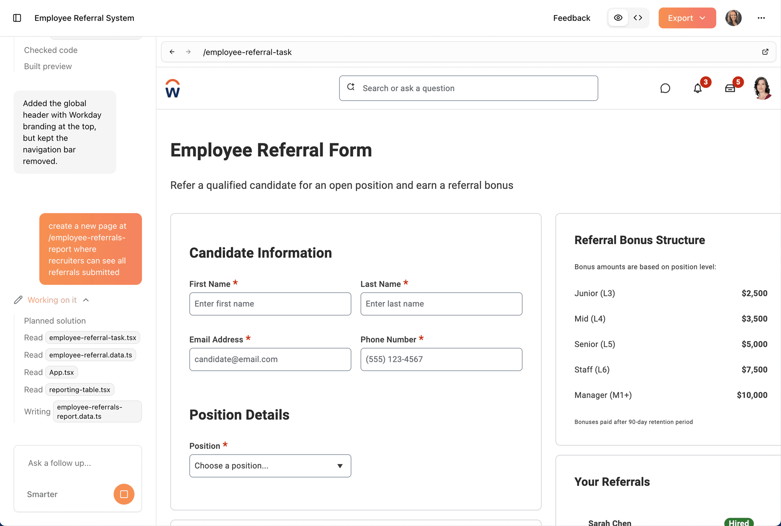 Slider product screenshot